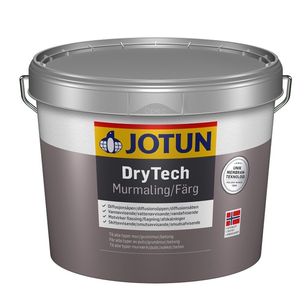 MURMALING JOTUN DRYTECH HVIT-BASE 2,7L