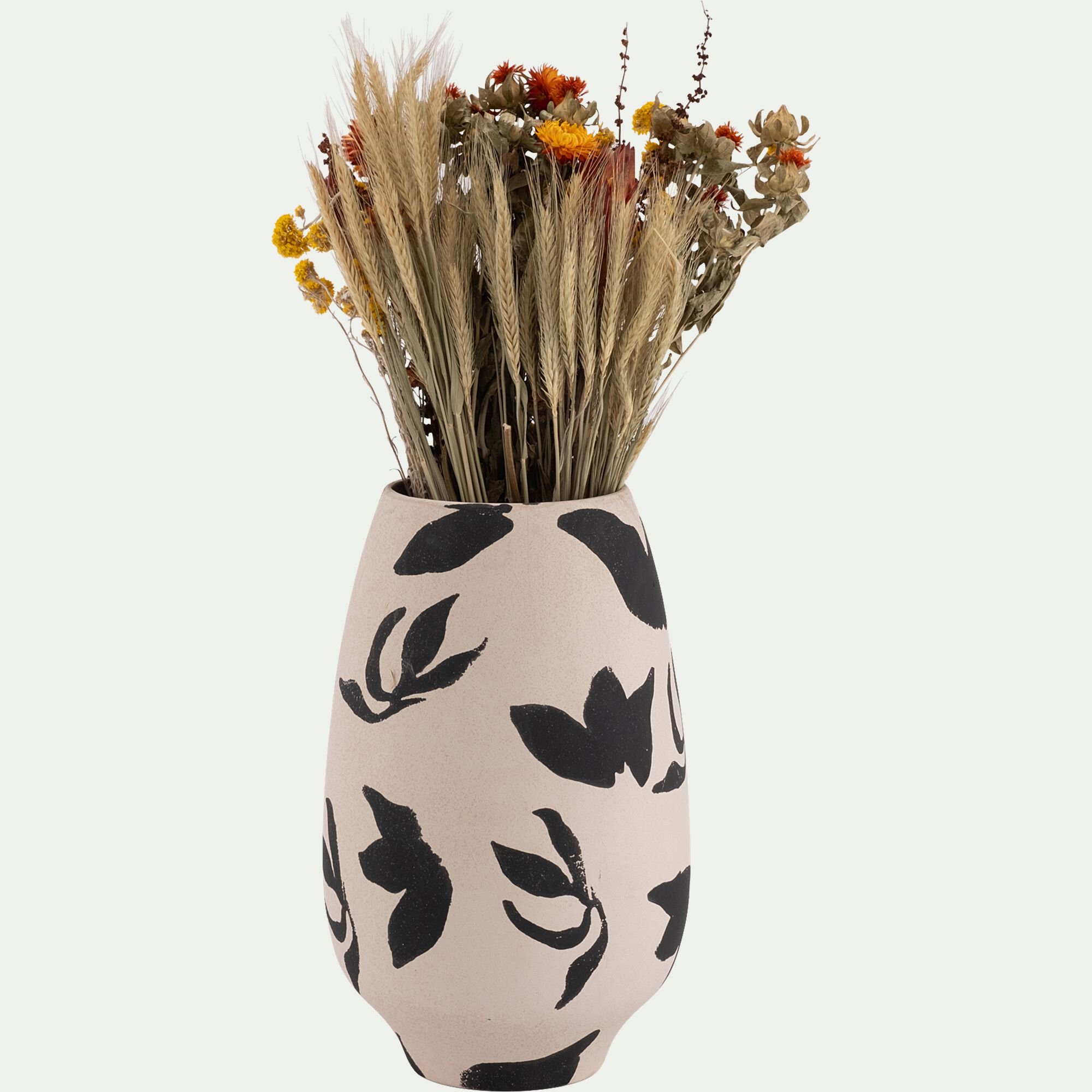 BOS - Vase classique en faïence H37cm - blanc