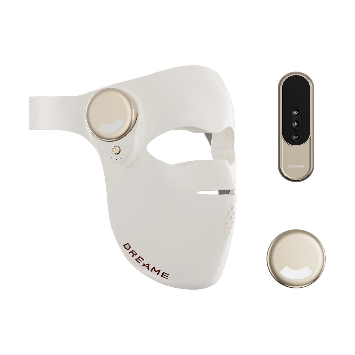 DREAME Chrona Photon Anti-Aging Skincare Mask | 4+1 Synergistic Lights |10min Session | 3D Ergonomic Fit | Hands-Free Use | Lightweight | Portability | Firming Skin | Clinically Proven