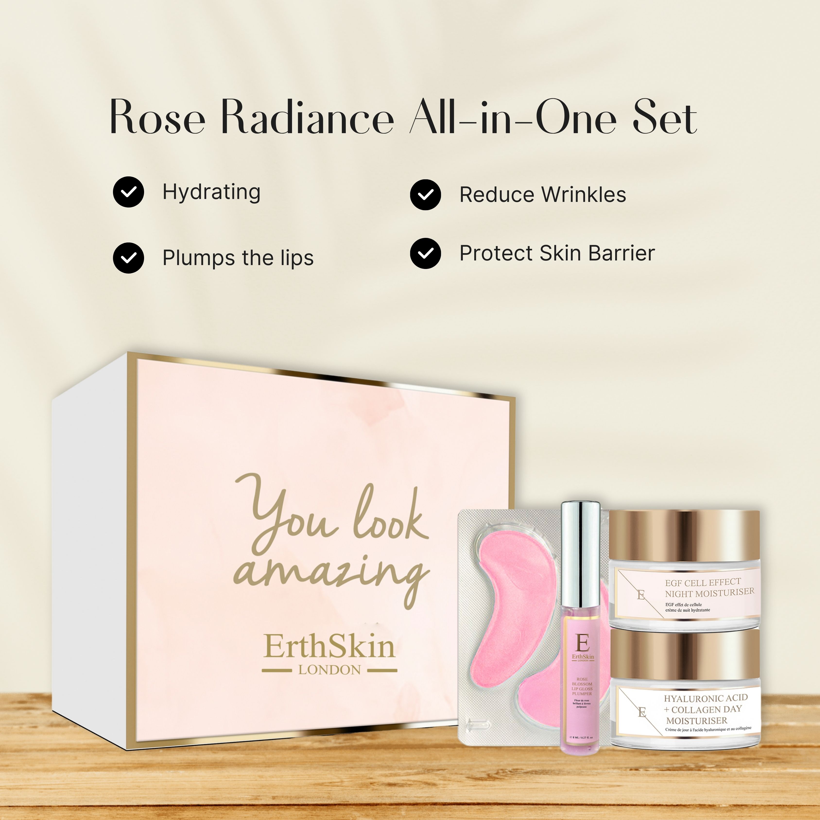Erth Skin London Mother Day Giftset Skin Hydration Glow Collection (MFG)
