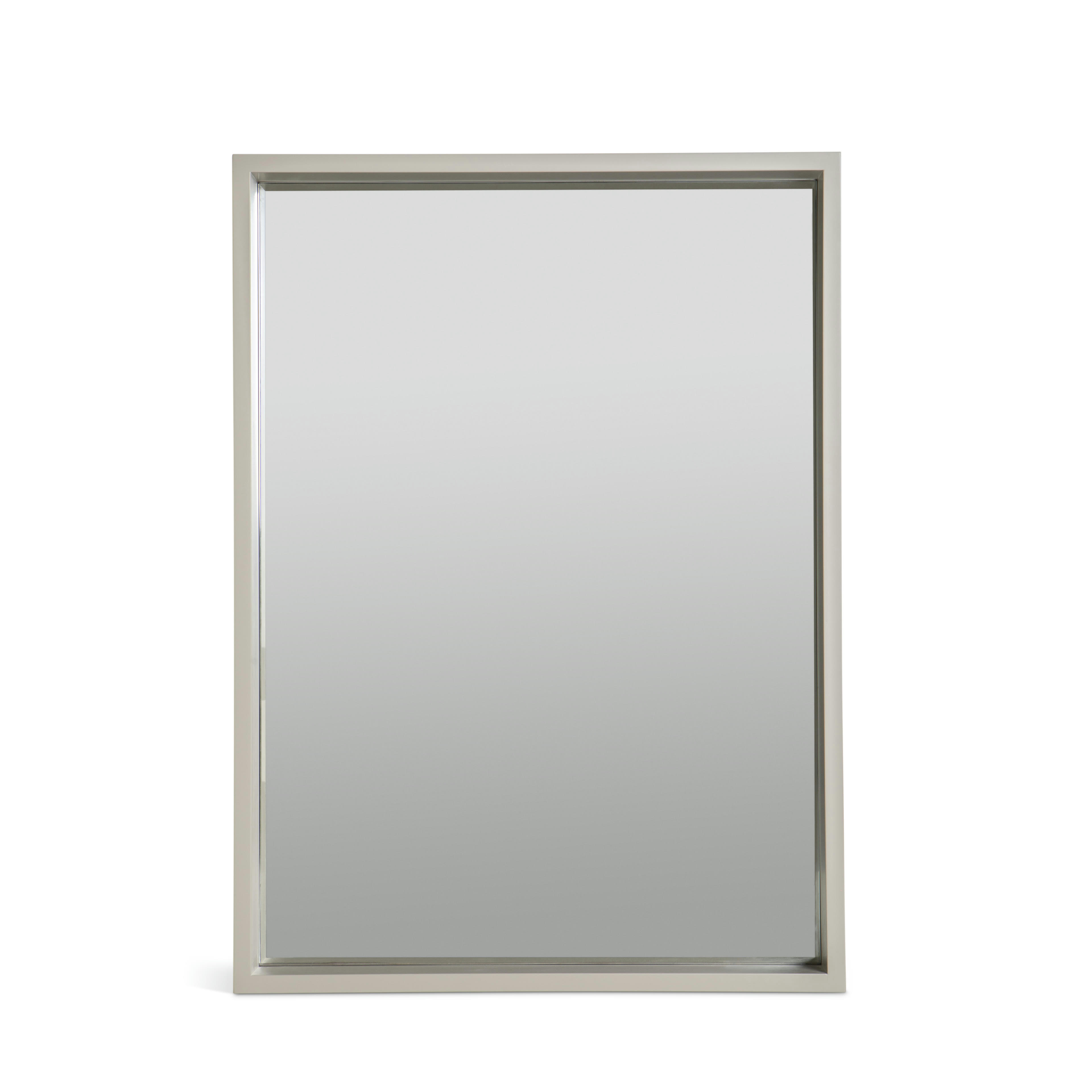 NIKO - Miroir en MDF 73,5x53,5cm Taupe
