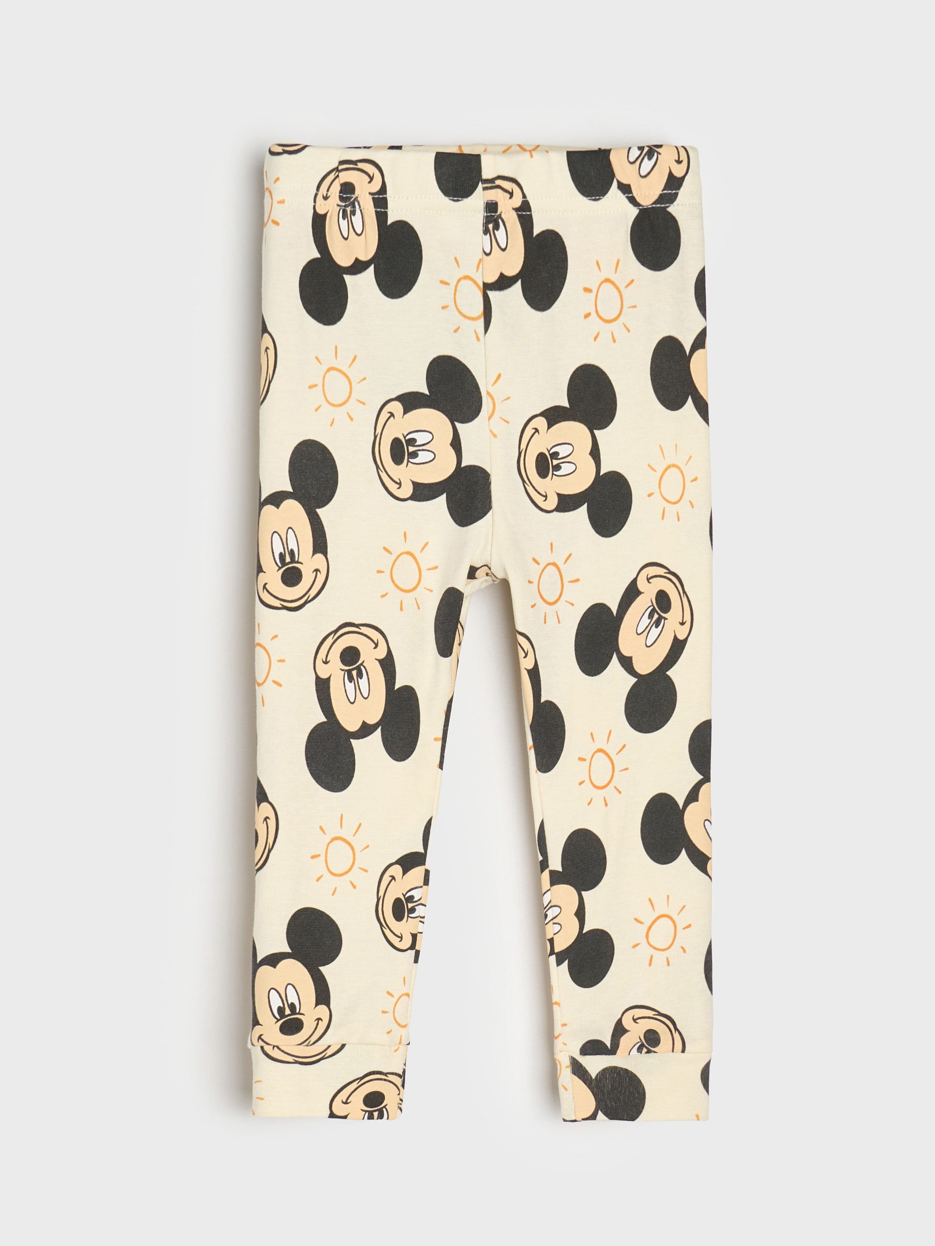 Bawełniane legginsy ze wzorem Mickey Mouse