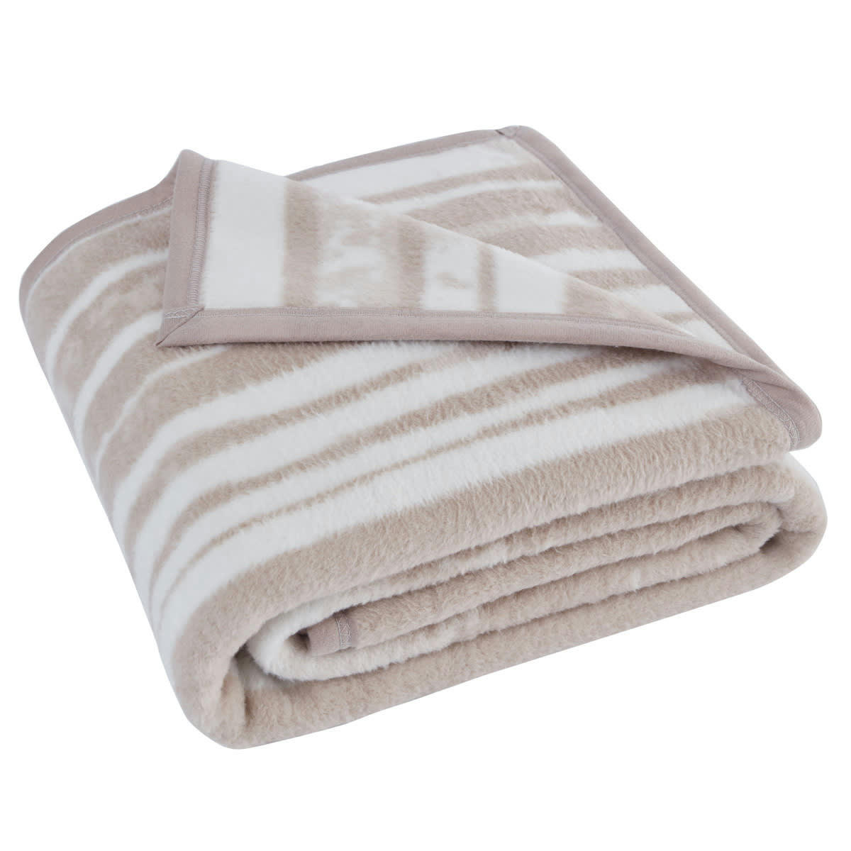 MADHYA - Plaid extra chaud  ficelle 130x170 cm