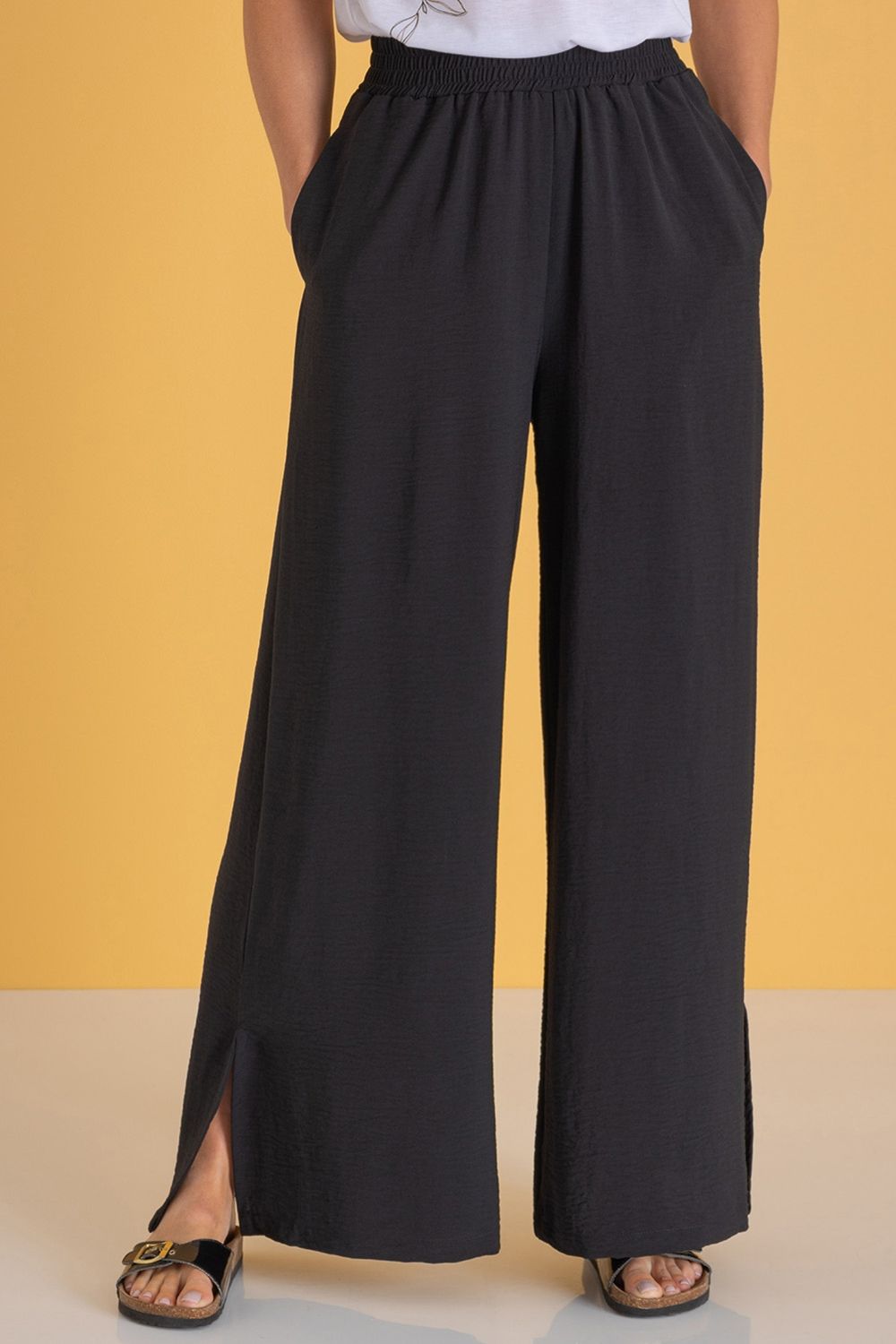 Klass. Wide Leg Pull On Trousers