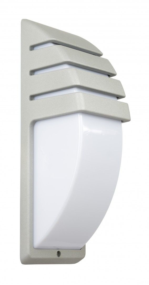 Kinkiet zewnętrzny srebrny CITY 1xE27x60W IP54 SU-MA