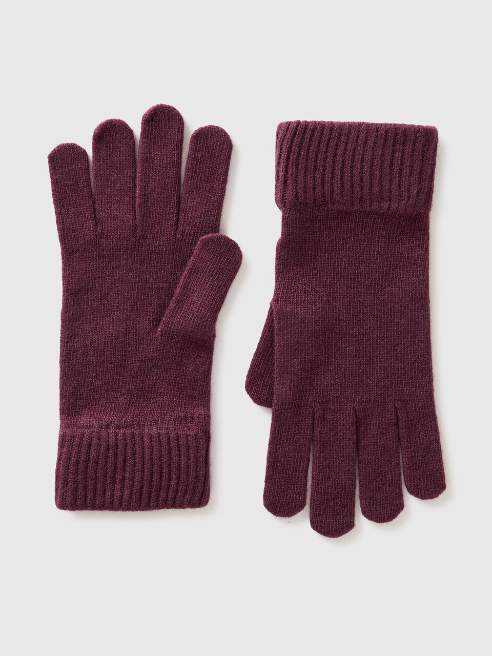 Gloves in pure virgin wool