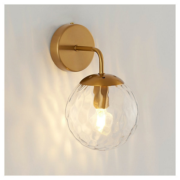 Applique murale boule de verre texturé - Winoa