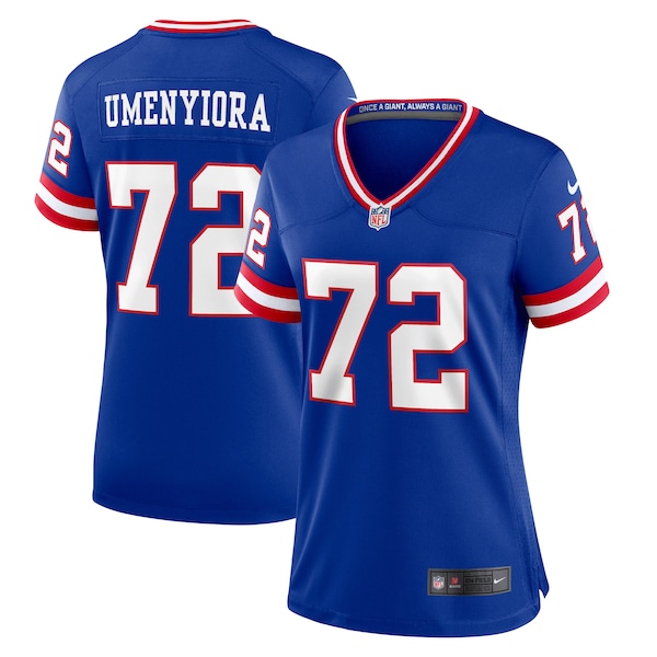 Osi Umenyiora New York Giants Nike Women's Classic Retired Player Game Jersey - Royal
