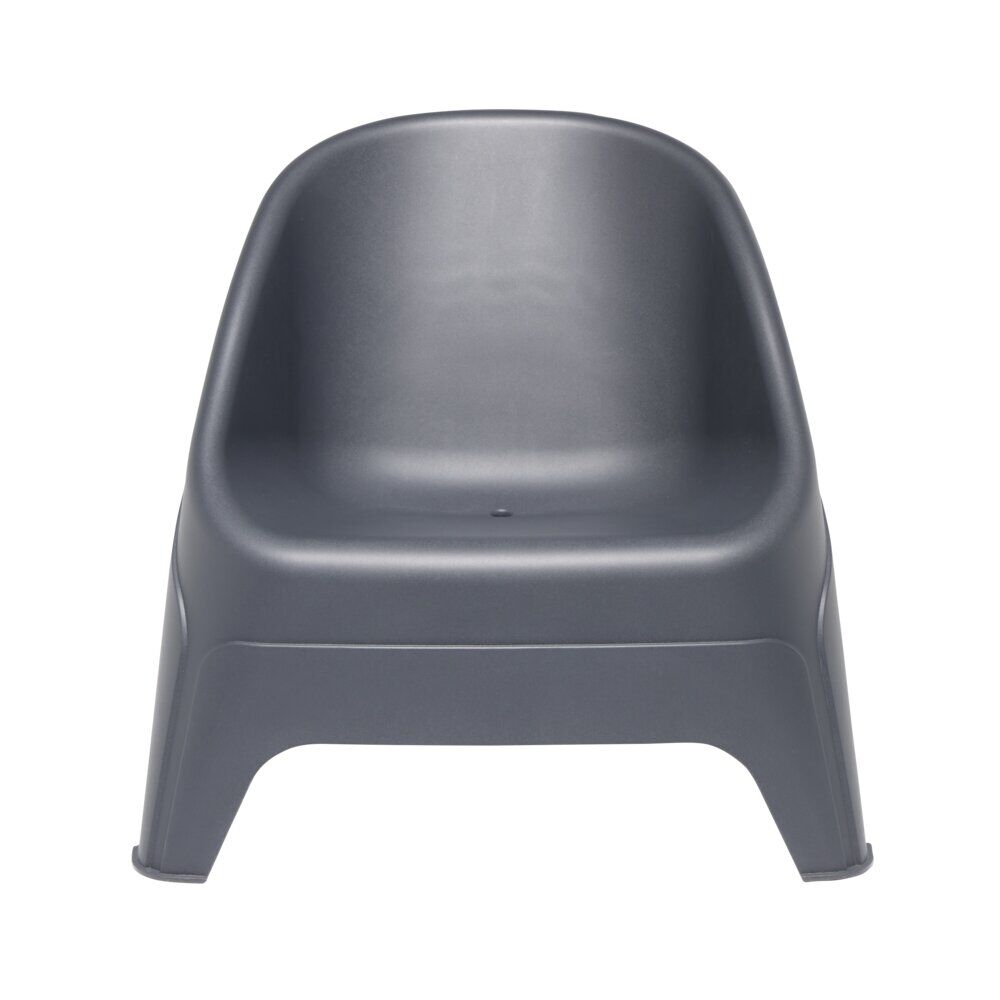 Fauteuil de jardin Neo plastique gris anthracite 76,5xP79,5xH57,5cm