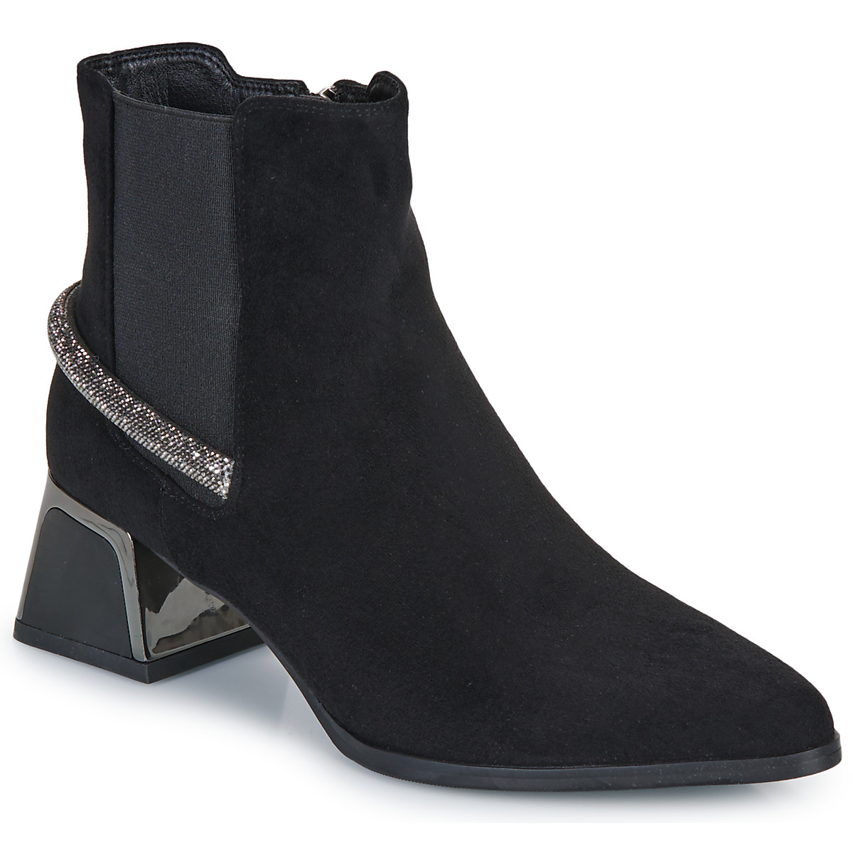 Exé Shoes - P1811-T941-FABRIC-BLACK - Black