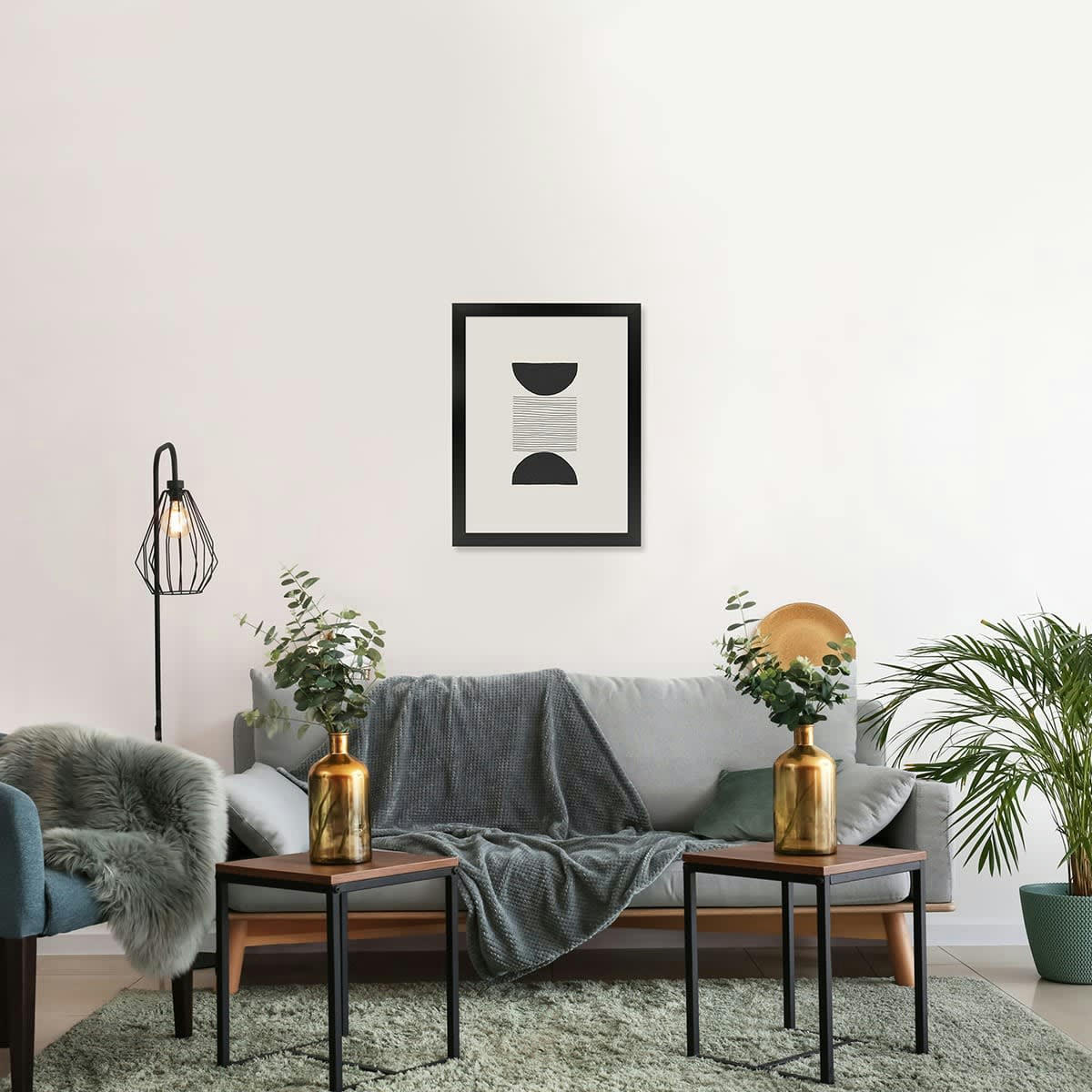 ETERNEL - Cadre photo design noir 30x40 cm bois reconstitué fsc