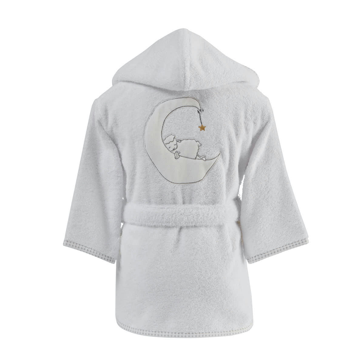 BEIHEI - Peignoir de bain enfant 450 gr/m²  blanc 06 ans