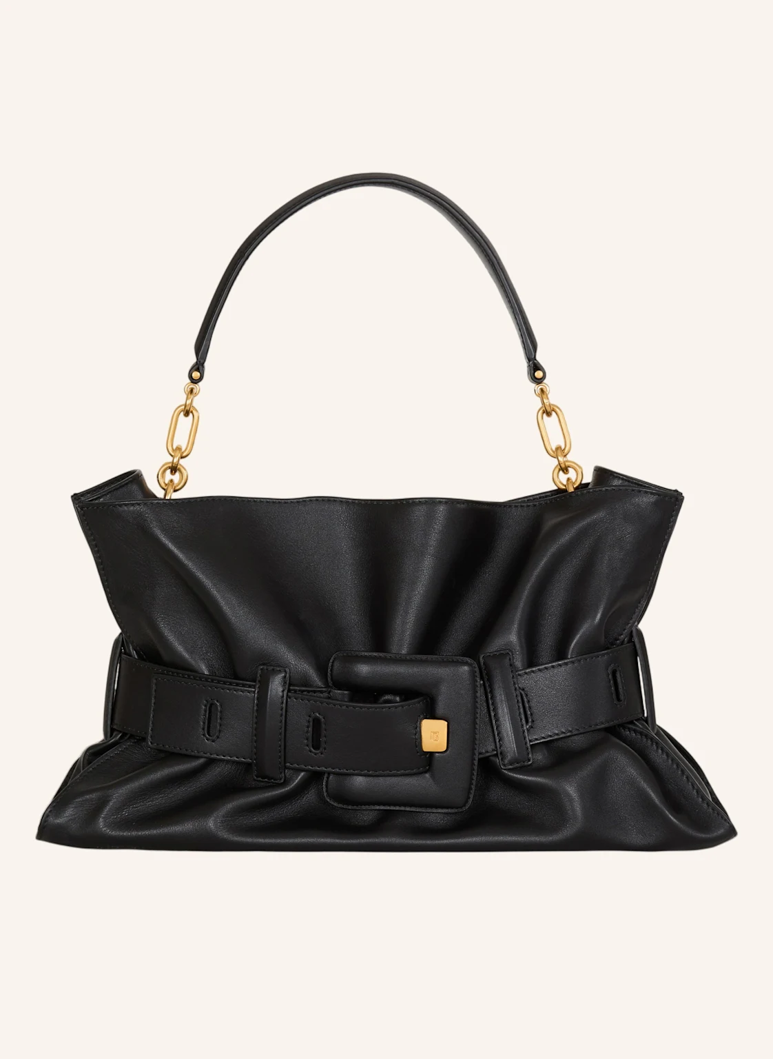 BALMAIN Mittelgroße Anthem Tasche aus Glattleder