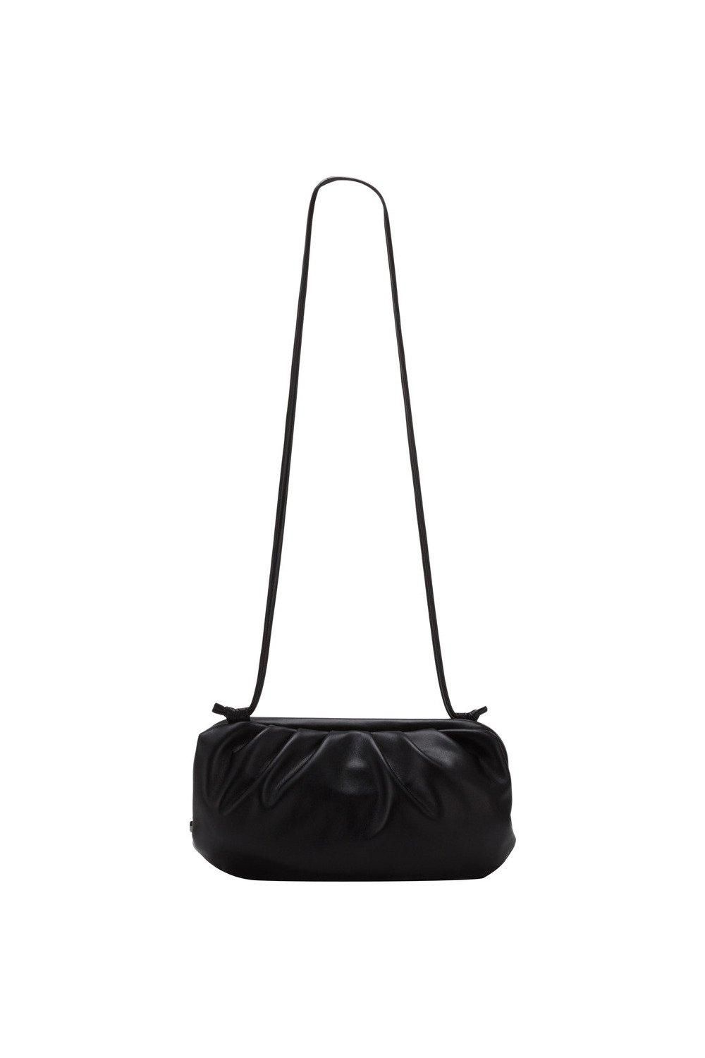 Claudia Canova Single Strap Ruched Shoulder Bag