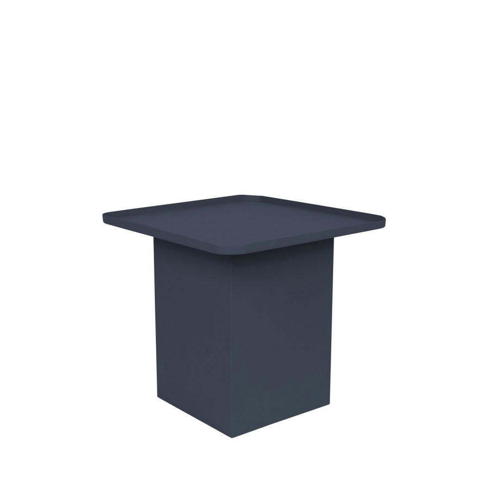 SVERRE - Table d'appoint carrée en métal 44x44cm bleu