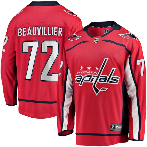 Anthony Beauvillier Washington Capitals  Home Breakaway Jersey - Red
