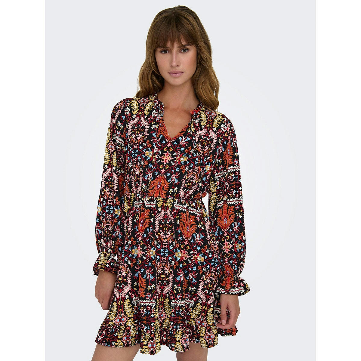 Robe courte imprimée