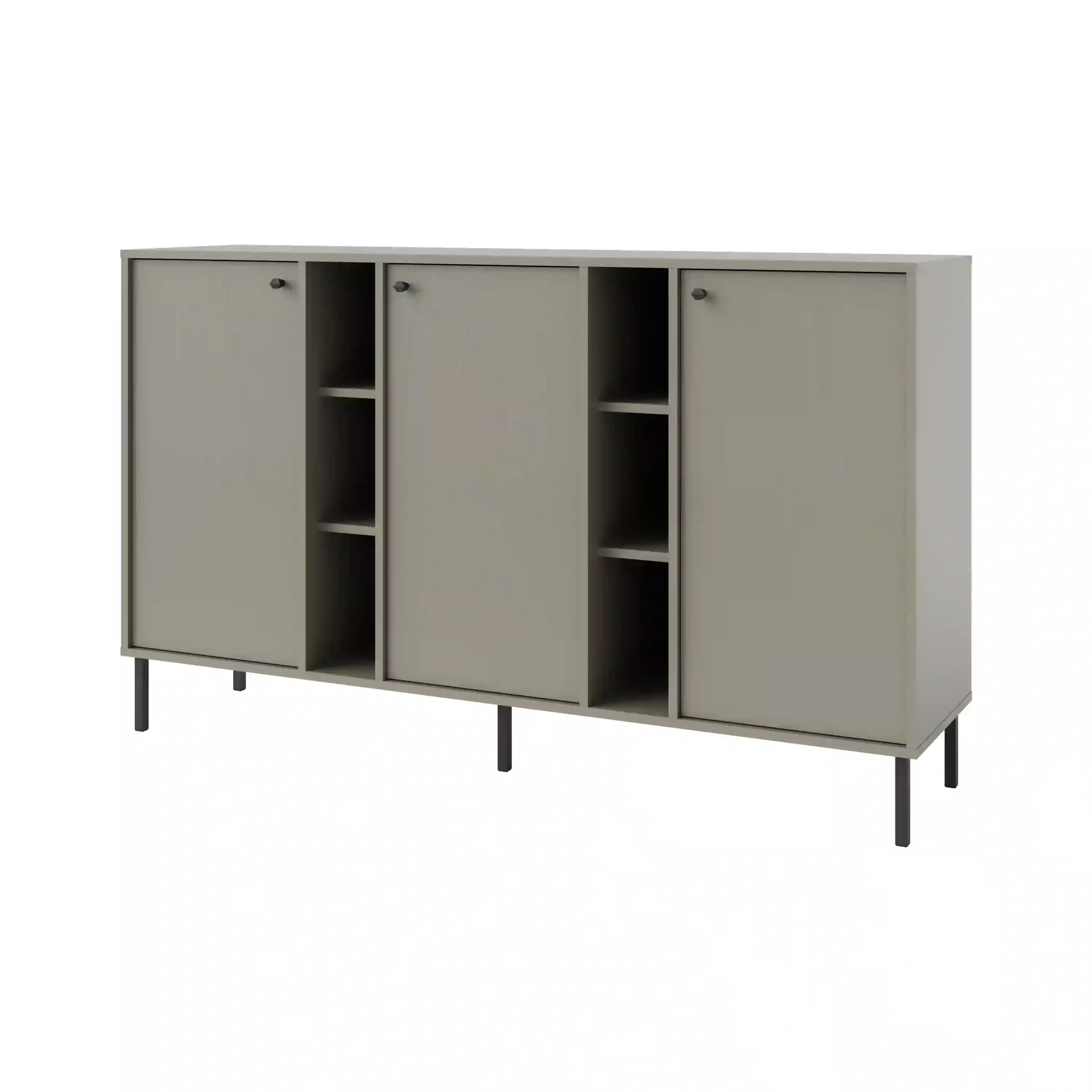 Komoda trzydrzwiowa do salonu Sakai 2 3F T823 Eukaliptus