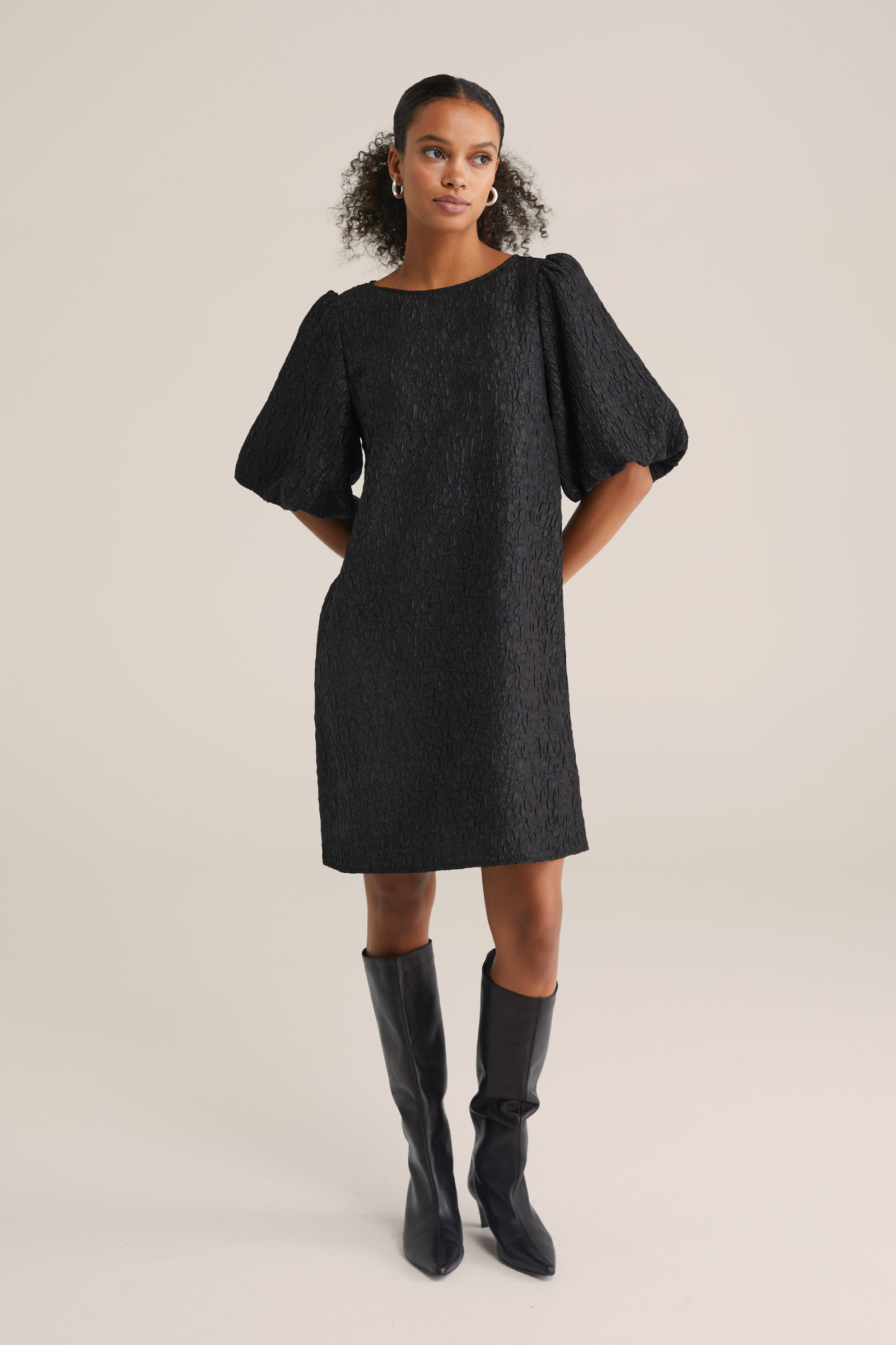 Dames jurk met structuur