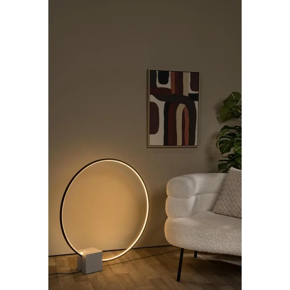 Lucide CIRKELIS Tafellamp - Zwart