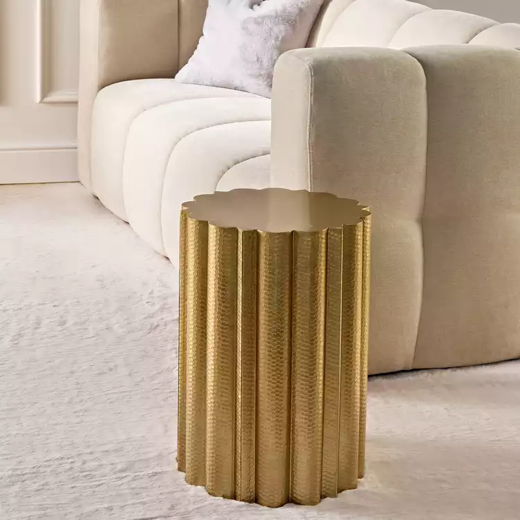 Habitat Armina Side Table - Gold