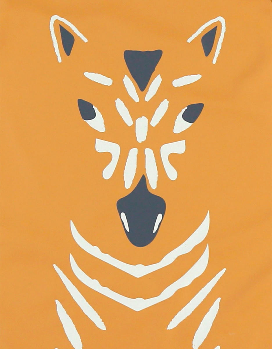 - Tablier junior ciré, ocre