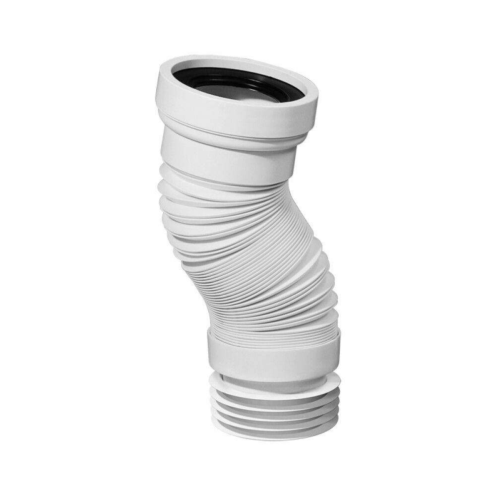 WC-STUSS FLEKSIBEL 260-640MM HVIT