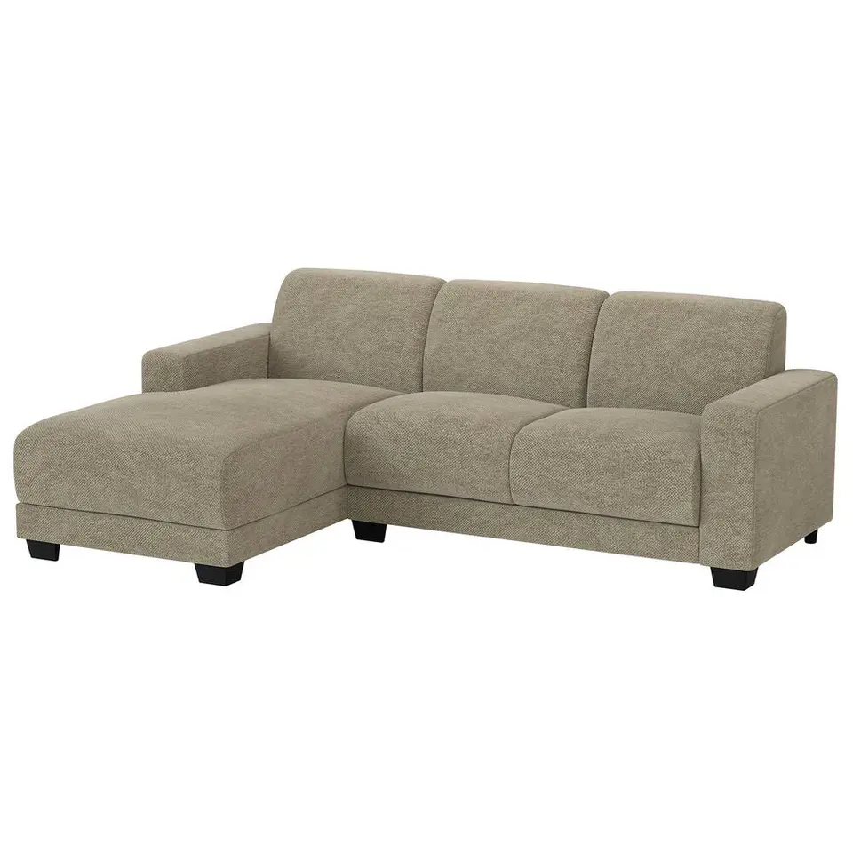 Bank Aberdeen met chaise longue links - Rebel - taupe
