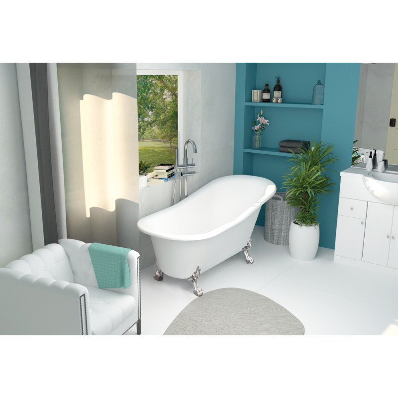 Baignoire îlot Retro 1900 170 x 75 cm ONDÉE