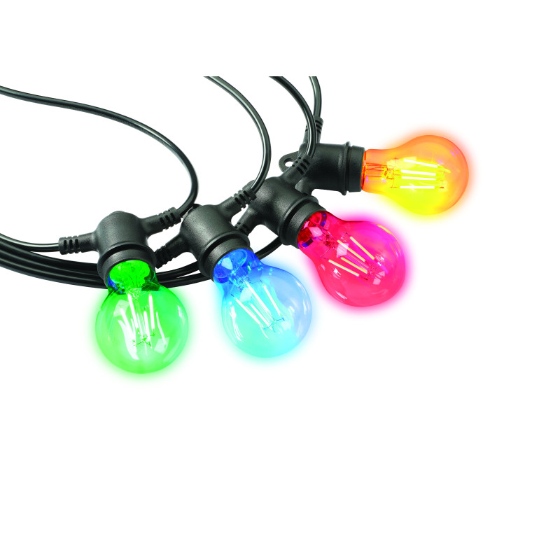 Guirlande Guingette Helios avec ampoules E27 12 m SYLVANIA