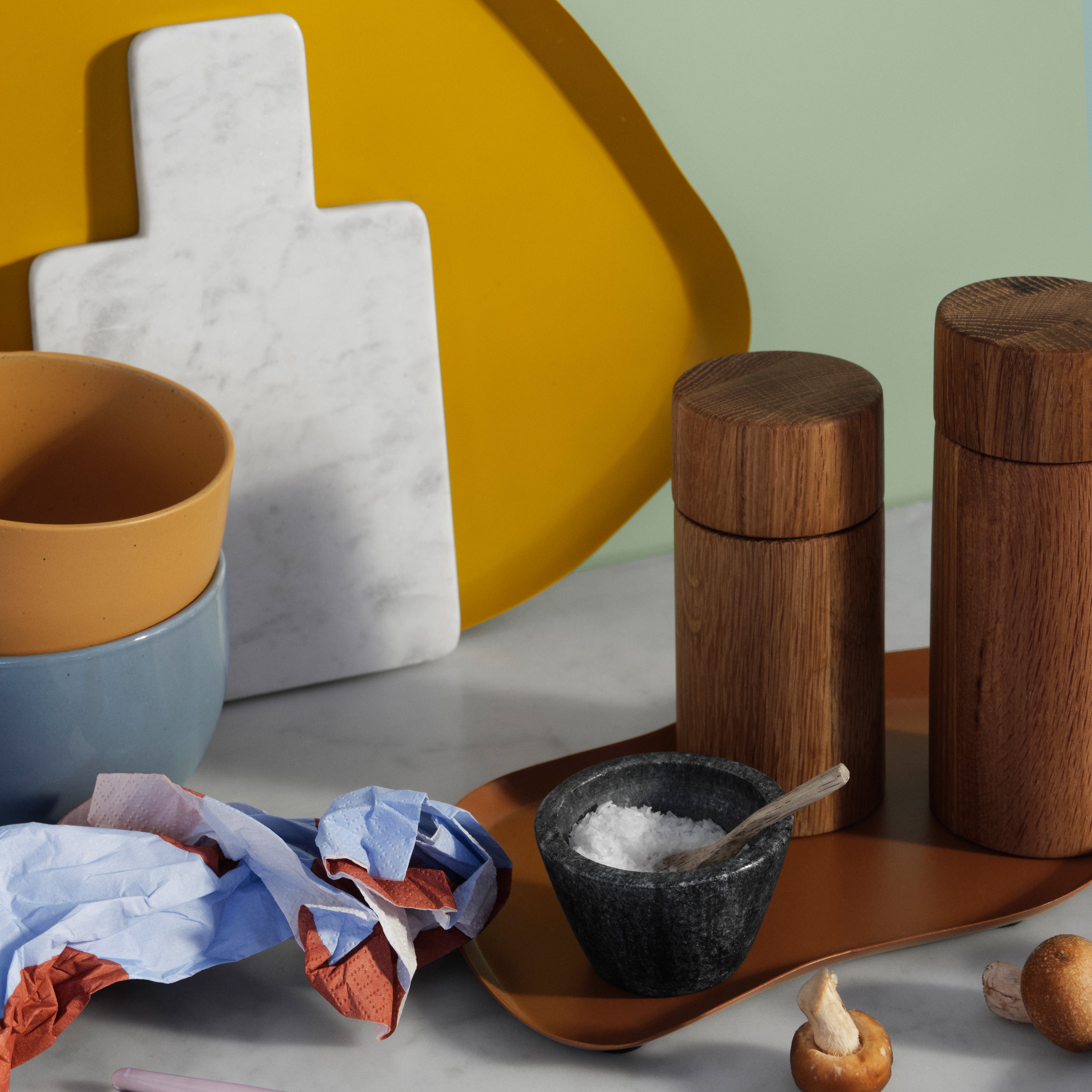 Broste Copenhagen Adam Snijplank 17 x 30 cm - Bruin