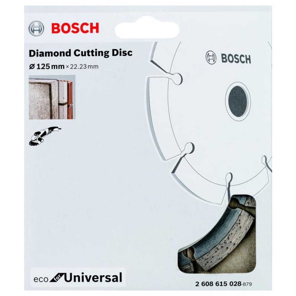 DIAMANTSKIVE BOSCH ECO UNIVERSAL 125X22 MM