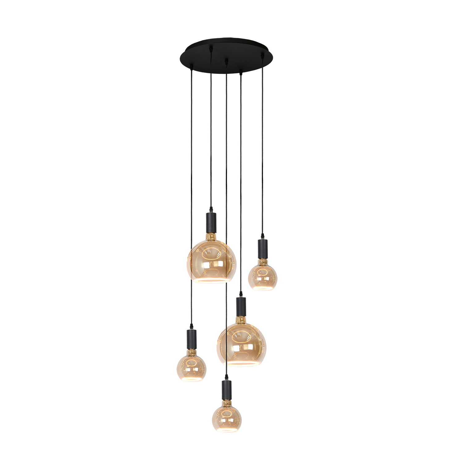 Atmooz Hanglamp Woonkamer Zwart Sapa 5 Floating