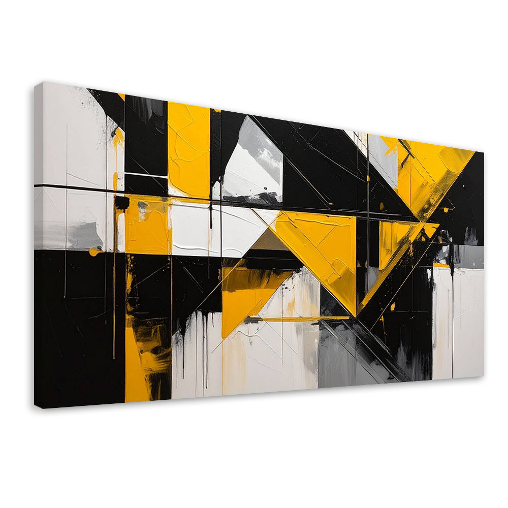 Obraz do salonu sypialni biura loftu, Geometryczne formy abstrakcja 80x40