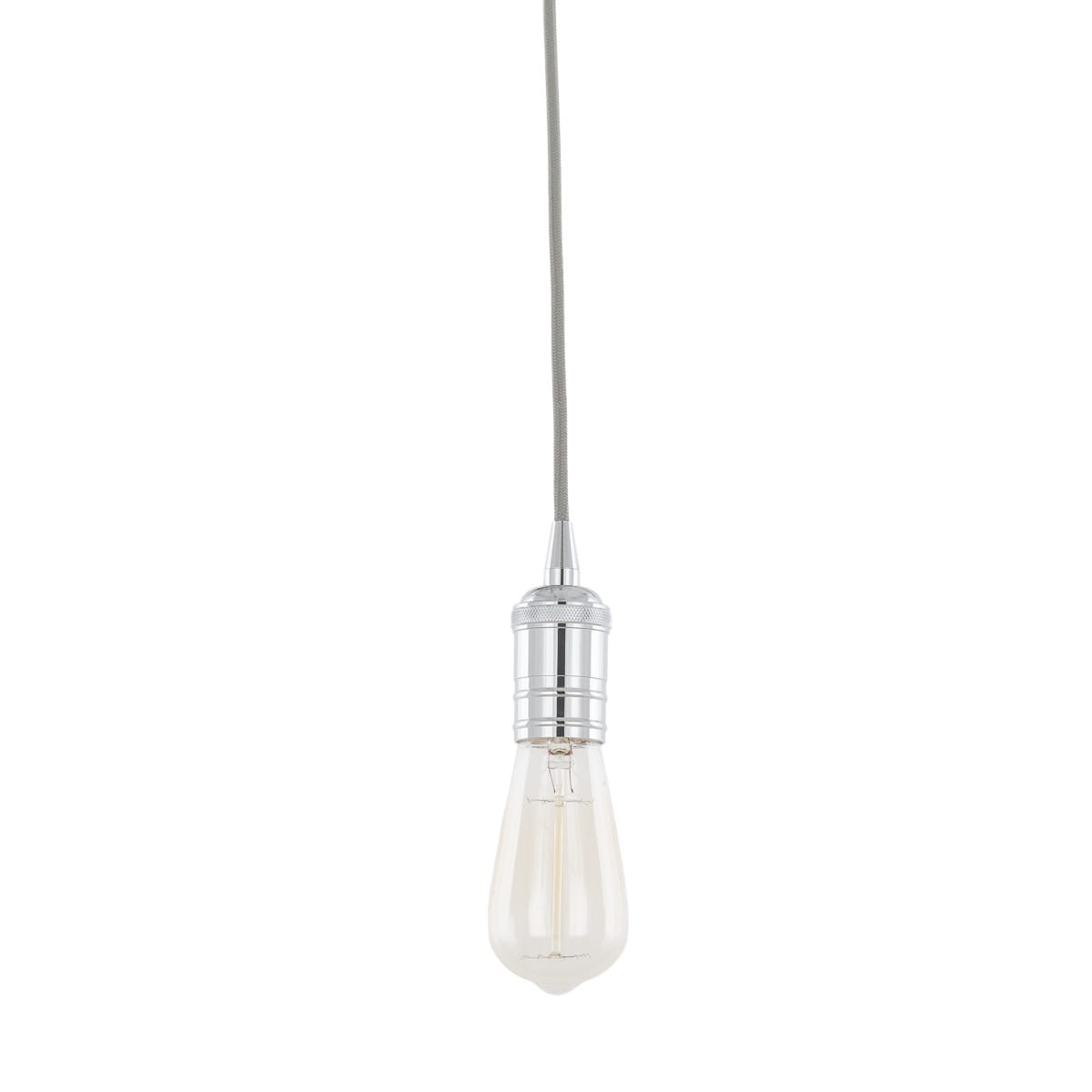 Lampa wisząca srebrna Atrium 1xE27x40W wym: 150x4,5x4,5 cm Italux