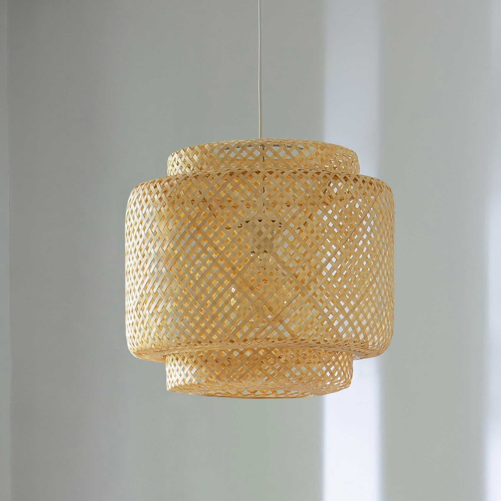 LIBY - Suspension bambou naturel D40cm