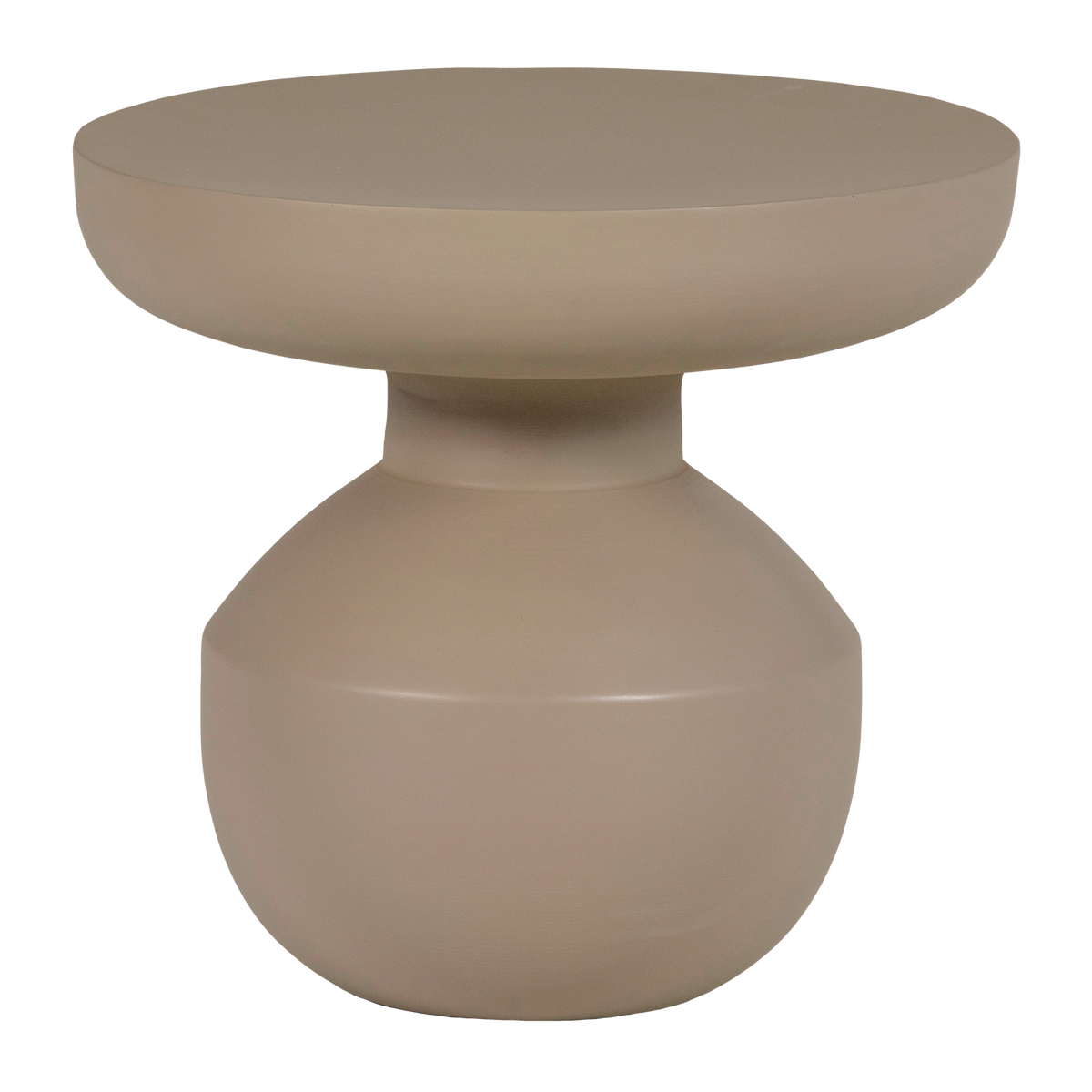 WOOOD bijzettafel Ø 45 cm Bova - Metaal - Bruin - 40x45x45