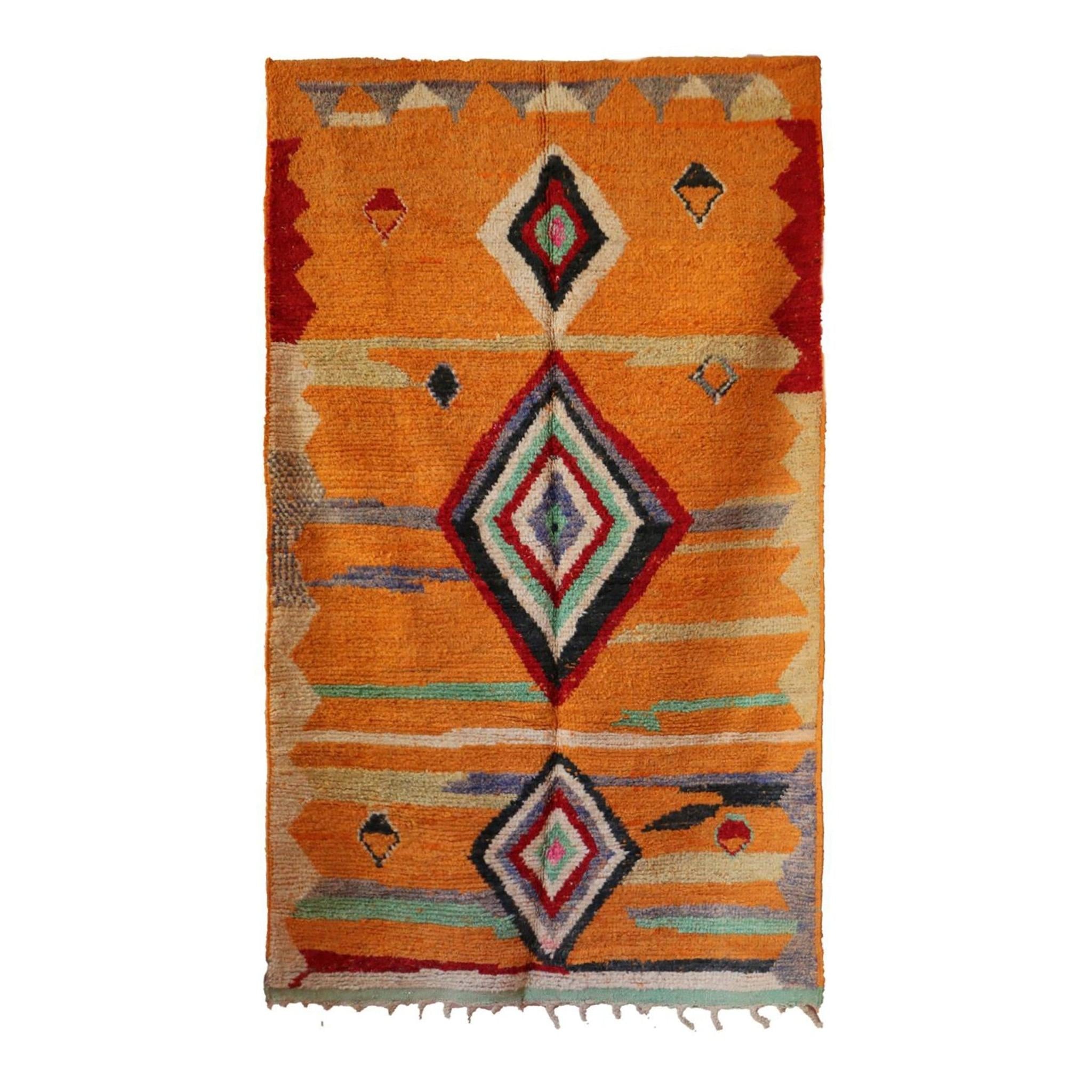 AFK Living vloerkleed Berber - handgemaakt - Wol - 140 cm x 200 cm