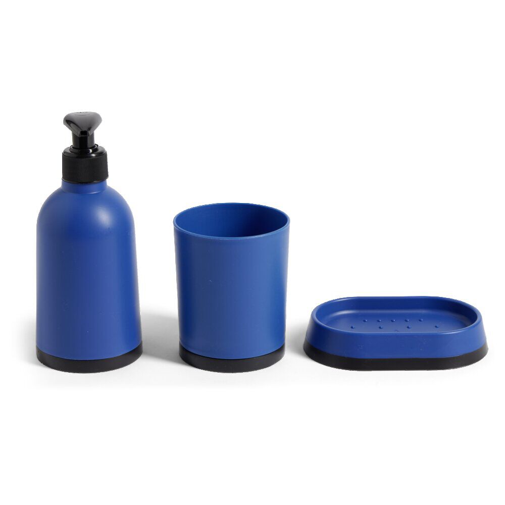 Ensemble salle de bain porte-savon, distributeur et gobelet (3 modèles)