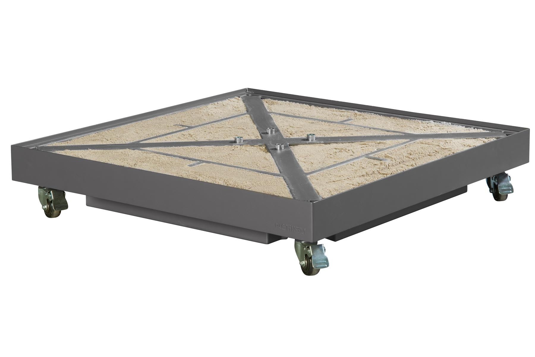 Platinum Ceramica 90 kg - antraciet - verrijdbare parasolvoet