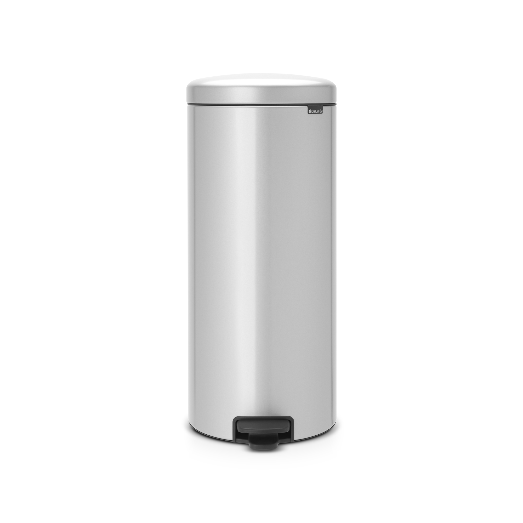 Brabantia NewIcon Pedaalemmer, 30 liter, kunststof binnenemmer - Metallic Grey