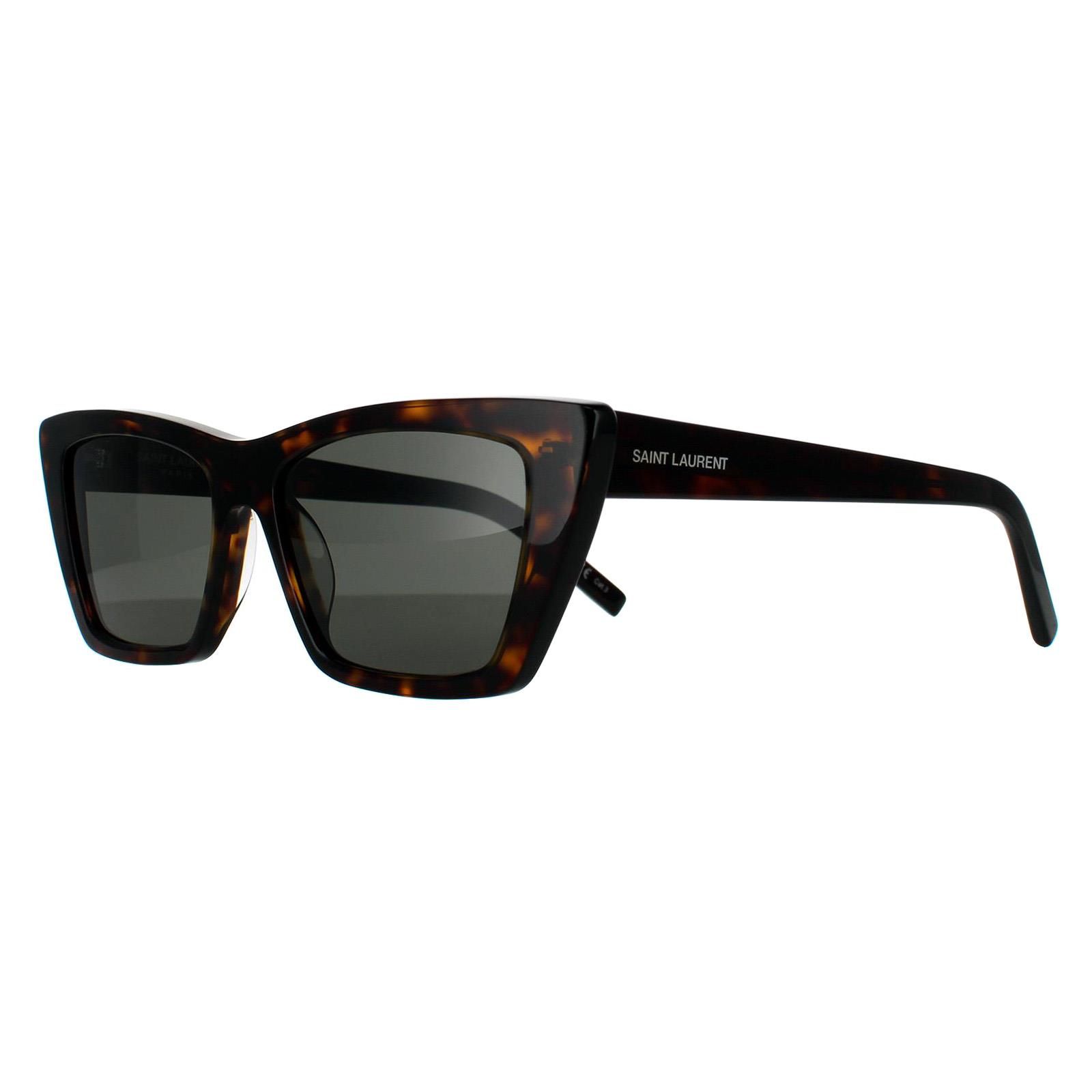 Saint Laurent Cat Eye Dark Havana Grey SL 276 MICA Sunglasses