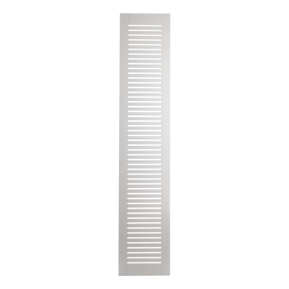 KOLM Drzwiczki ażurowe MDF lakier półmat Białe 194,2 x 24,6 cm PAX