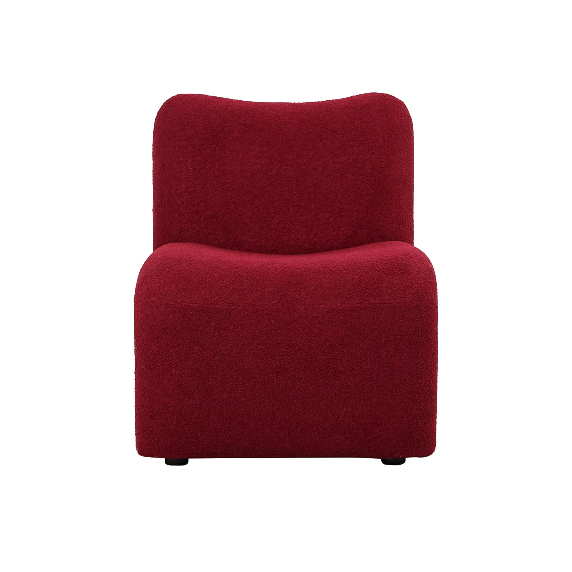 Leitmotiv stoel Fuerza - rood - 87x64x70cm