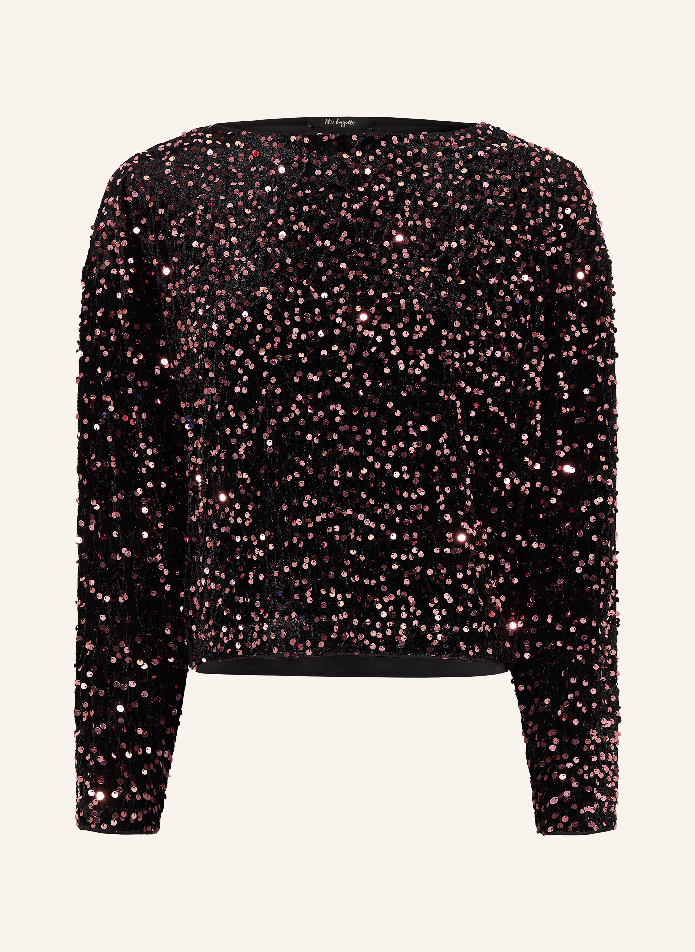 Miss Lagotte Nickishirt mit Pailletten