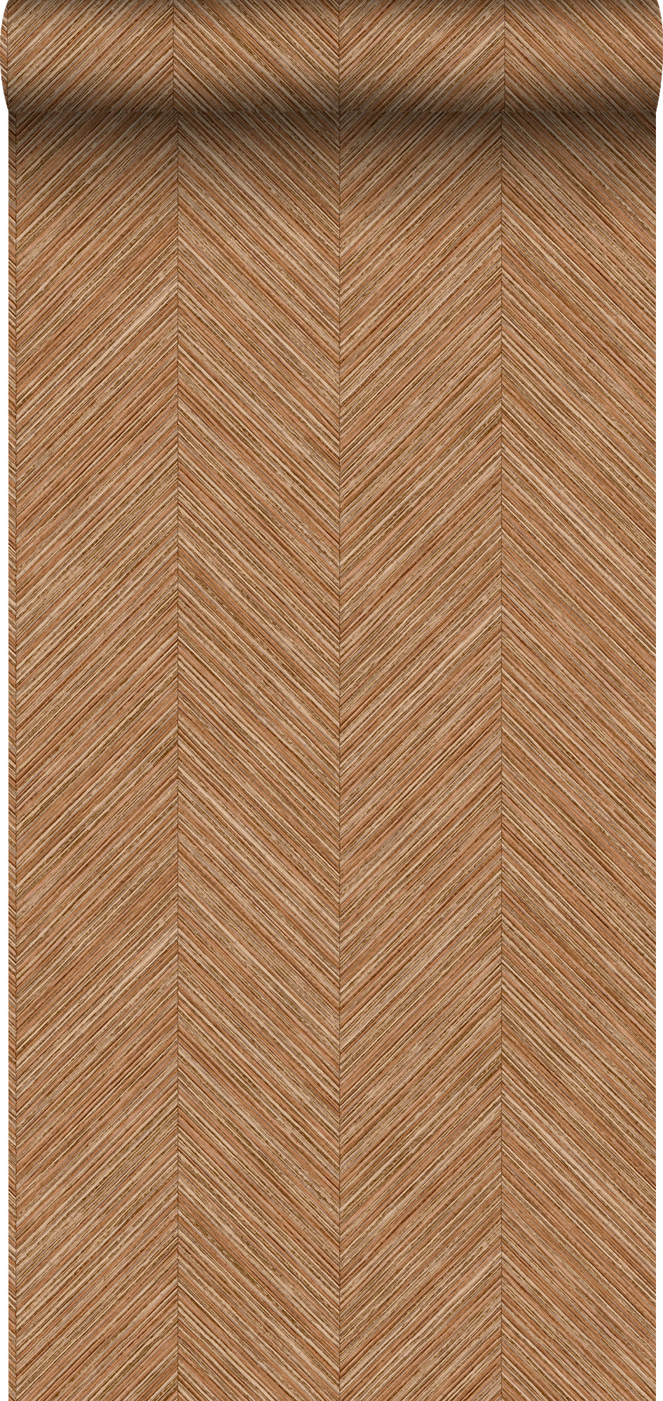Sanders & Sanders behang visgraat-motief oranje bruin - 53 cm x 10 m - 640250