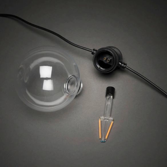 LED Globe-Lichterkette, 7 W, Kunststoff