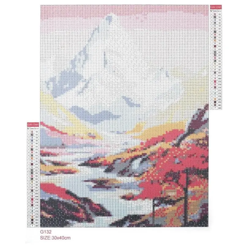 Bastelset Diamond Painting Berg