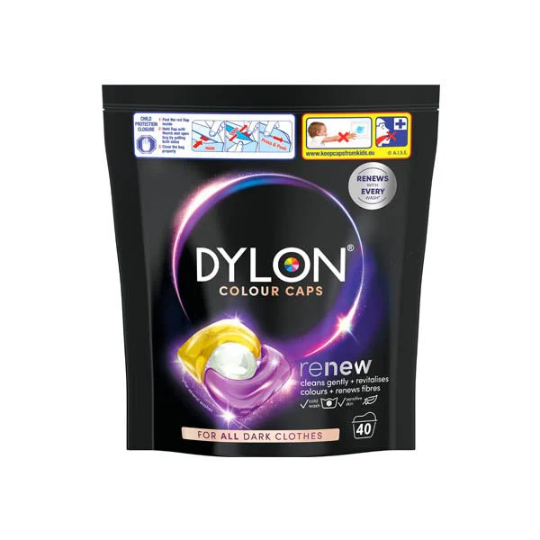 Dylon Colour Caps For Dark Clothes 40wash