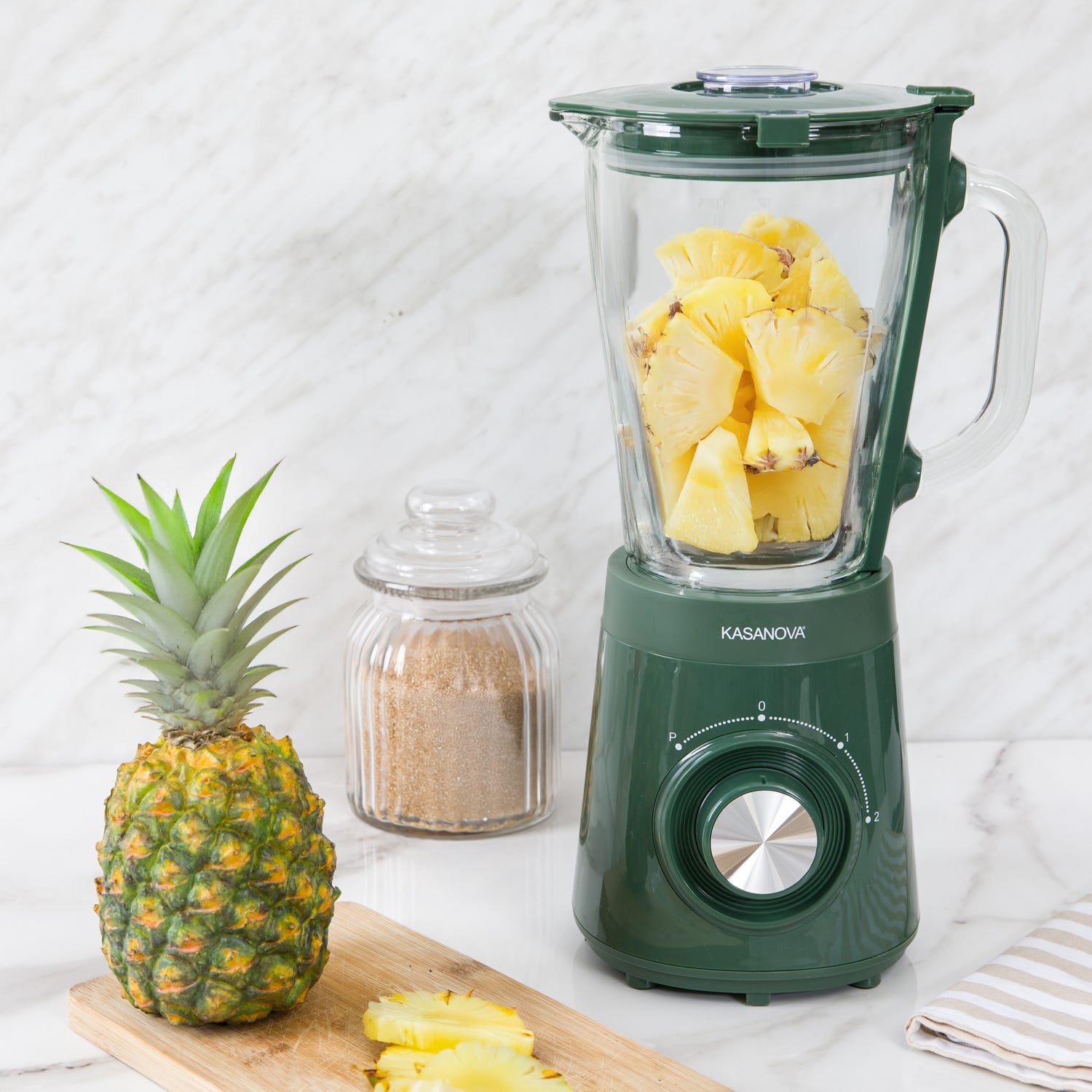 Frullatore con brocca in vetro 1,5 L verde